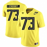 Oregon Ducks 73 Tyrell Crosby Yellow Nike College Football Jersey Dzhi,baseball caps,new era cap wholesale,wholesale hats